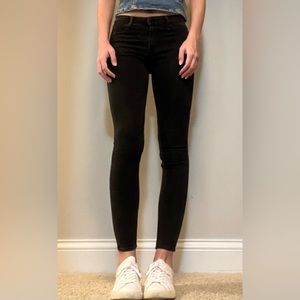 Abercrombie and Fitch Low Rise Black Jeans